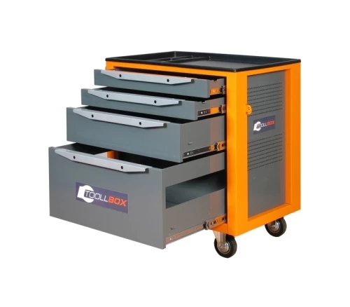 Тележка инструментальная ToollBox TBS-4 (синяя)