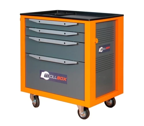 Тележка инструментальная ToollBox TBS-4 (синяя)
