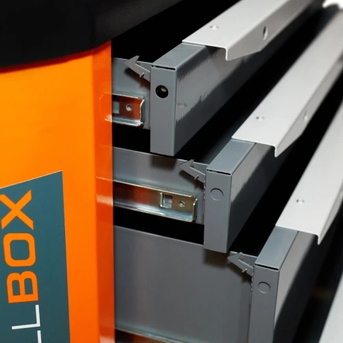 Тележка инструментальная ToollBox TBP-7 (оранжевая)