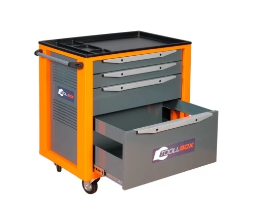 Тележка инструментальная ToollBox TBS-4 (синяя)