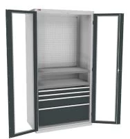 Шкаф для инструментов ВС-055-02 двери с окнами