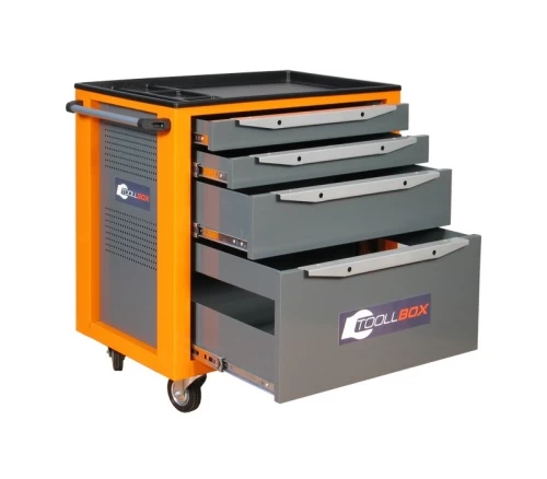 Тележка инструментальная ToollBox TBS-4 (синяя)