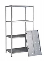 Стеллаж металлический ТС120 (1500х700х400)/3 перф.