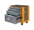 Тележка инструментальная ToollBox TBS-4 (синяя)